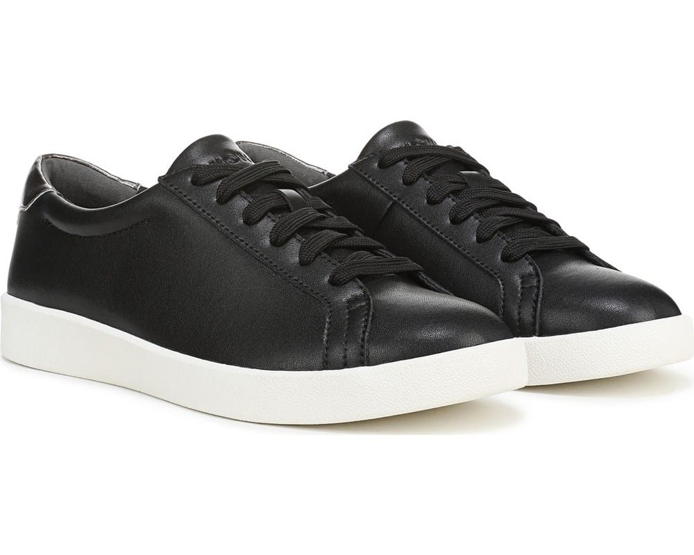 Vionic Women’s Black Leather Estelle Sneakers NW/OB 8.5M