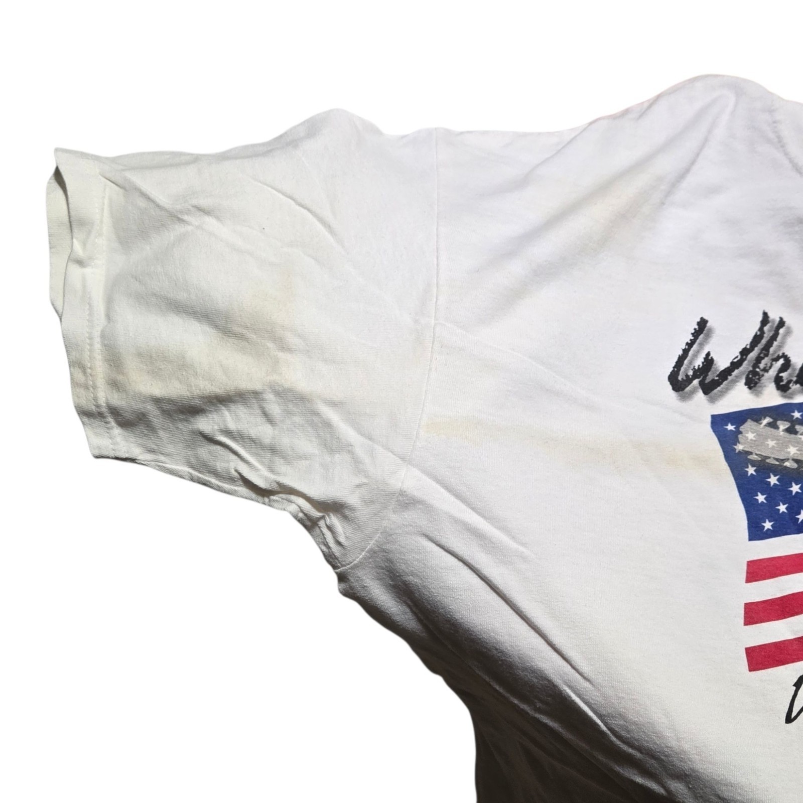 Wheatland Jam 2002 Graphic T Shirt White 2X Winfield KS Music Festival Vintage