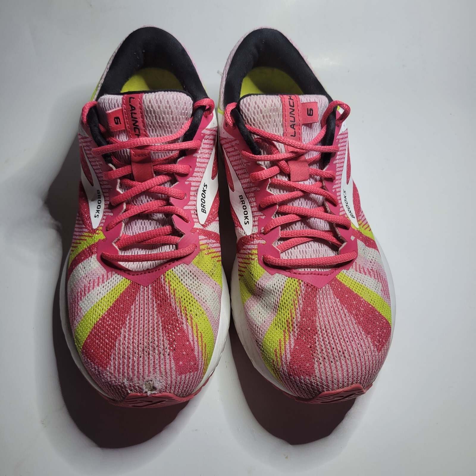Brooks Launch 6 Womens Shoes Sneakers Size 8 Pink 1202851B685 Running Athletic