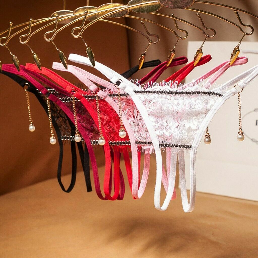 ☆USA☆ Sexy Women Lace Thong G-string Panties Lingerie Underwear Crotchles T-back