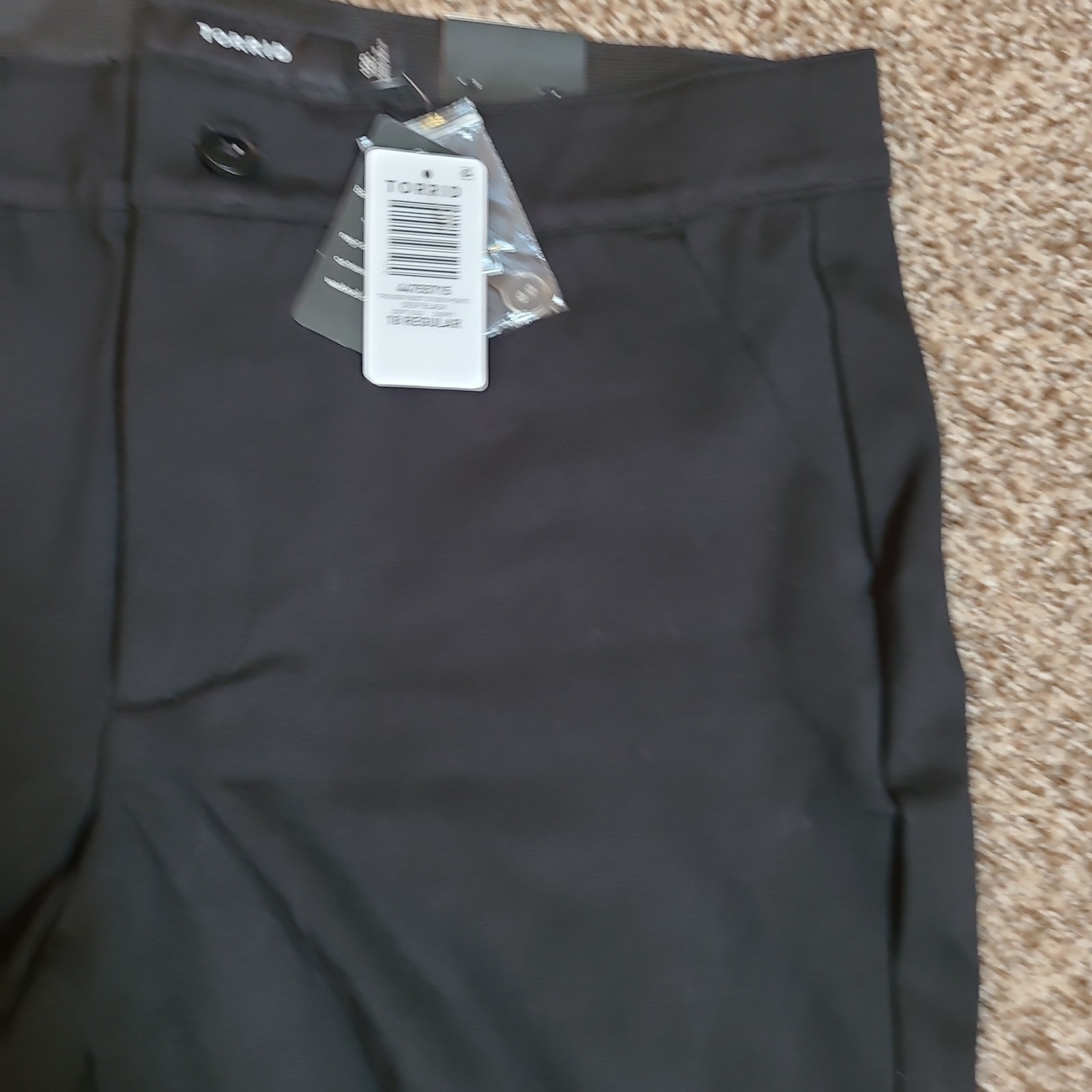 NWT Torrid Studio Ponte Pants Womens 18 Reg Deep Black Trouser Boot Stretch