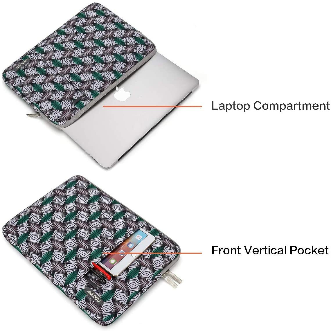 Laptop Sleeve Pouch Case Carry Bag 11″ 13″ 14″ 15″for Macbook Dell HP Lenovo