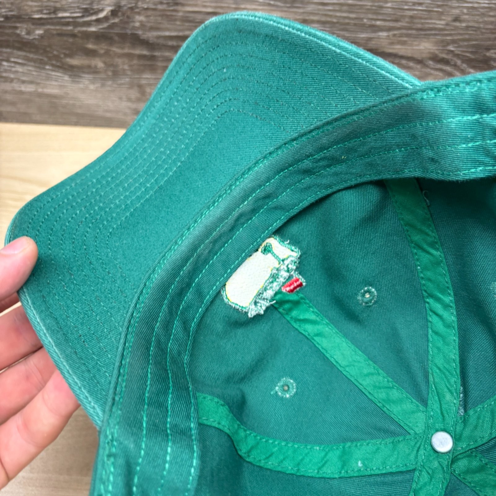 Masters Hat Cap Strap Back Green Augusta National Golf Major American Needle