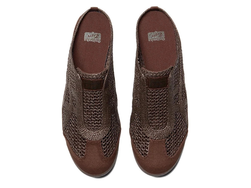 NEW Onitsuka Tiger MEXICO 66 SABOT 1183C123 202 DARK BROWN DARK BROWN