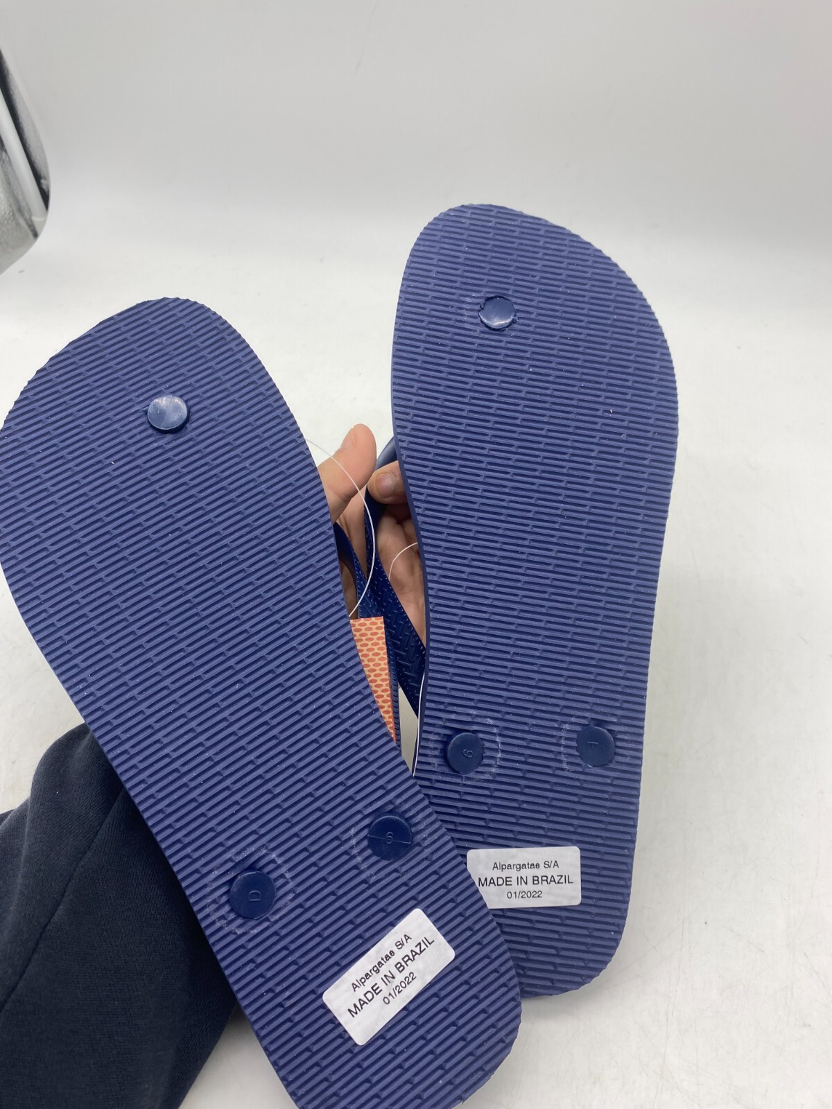 Havaianas Hype Navy Blue Flip Flops Men’s Size 11/12