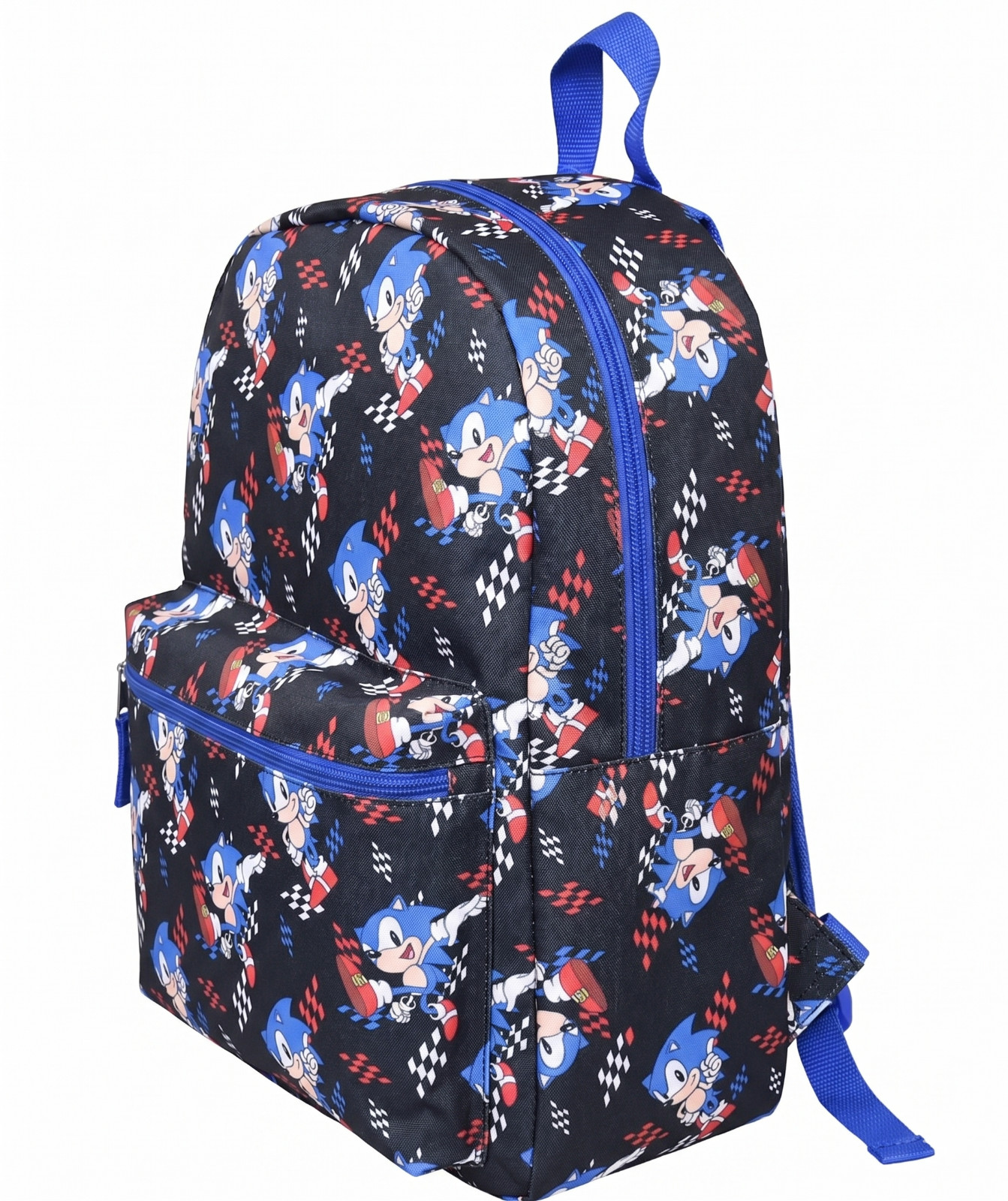 Sonic Print Backpack 16″ Kids School Travel Bag Cartoon Backpack