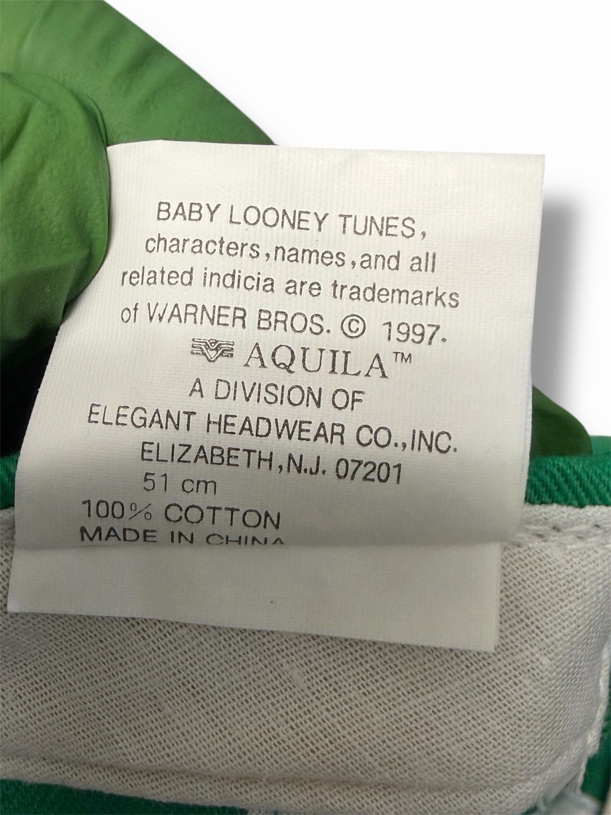 Vintage 90s Baby Looney Tunes Taz Youth Snapback Hat Warner Bros NOS Warner Bros