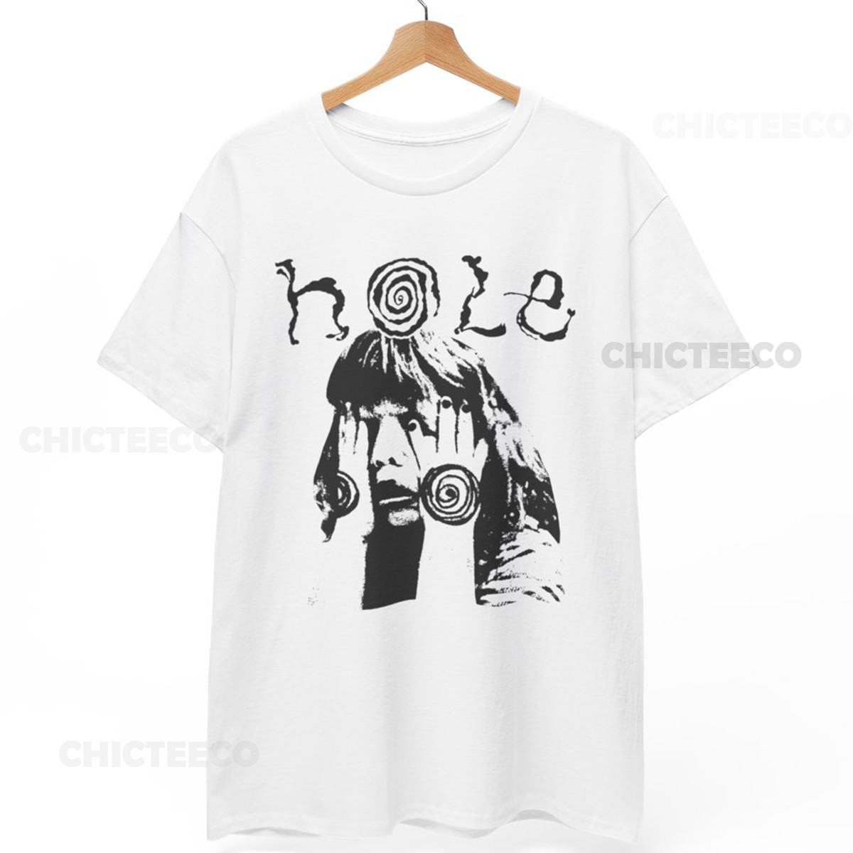 Hole Band T-Shirt Courtney Love Grunge Alternative Rock 90s Music Unisex Tee