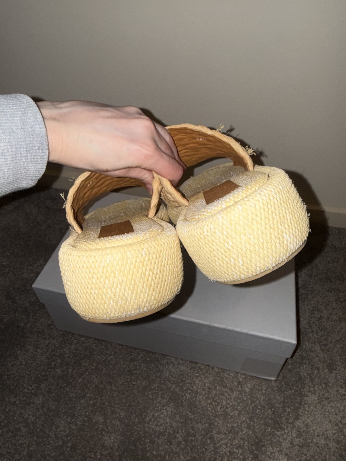 Clergerie Paris Women’s Platform Sandal Ajoe Raffia EU38.5 US8