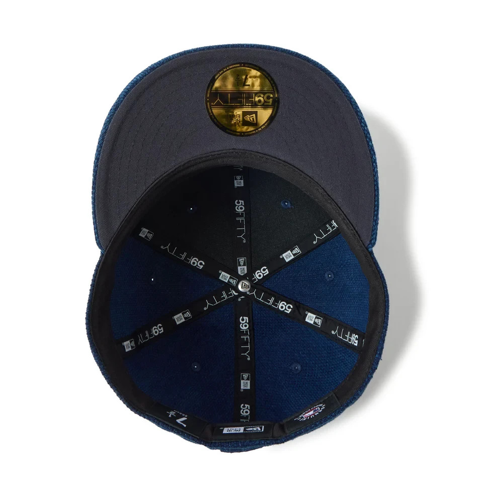 NEW ERA 59FIFTY Los Angeles Dodgers Bushu Sho-Aizome Washed Indigo Blue 7 3/8