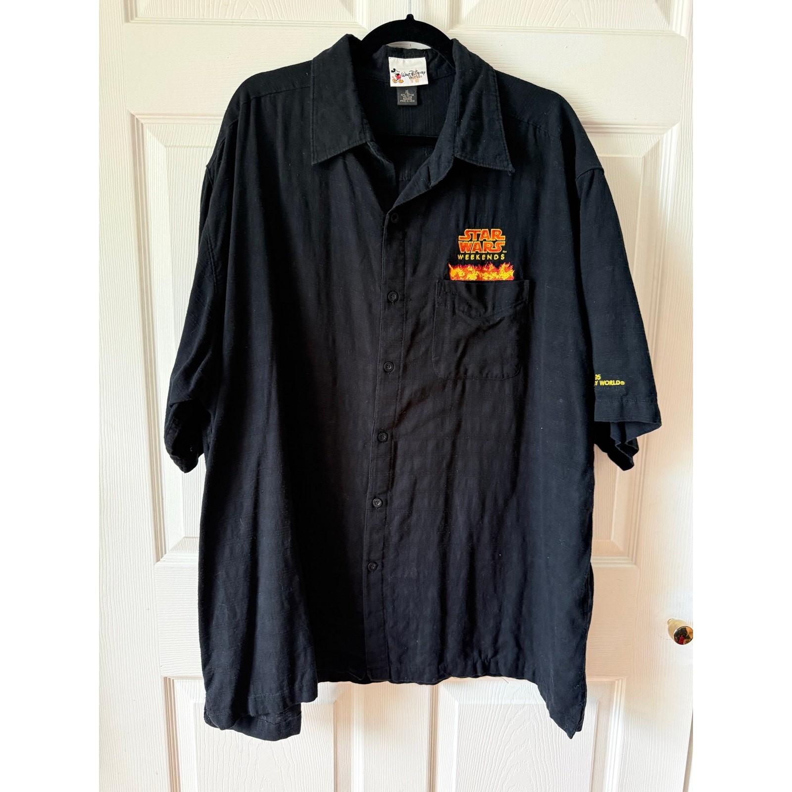 Vintage Disney Star Wars Weekends 2005 Rare Antigua Button Down Shirt Mens XL