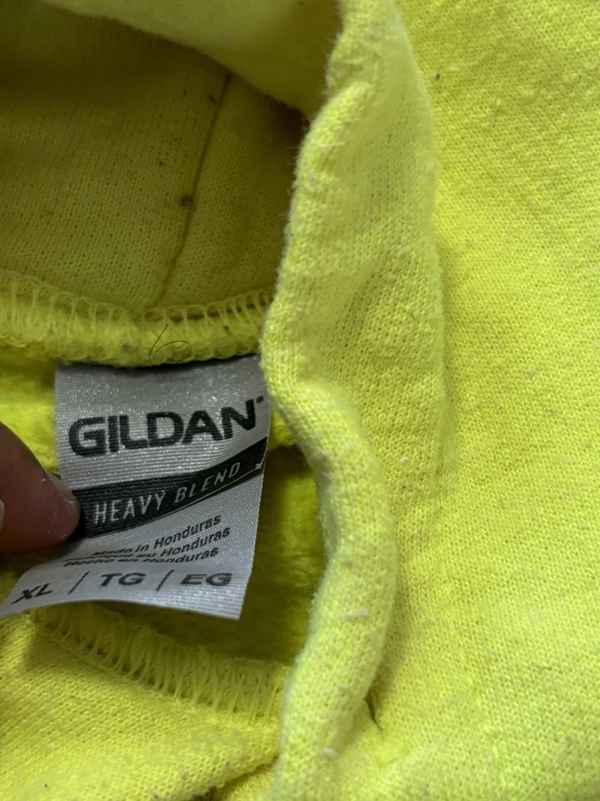 Ladies? We Got This Yellow Graphic Sweatshirt Street Casual Hoodie. Size X-large