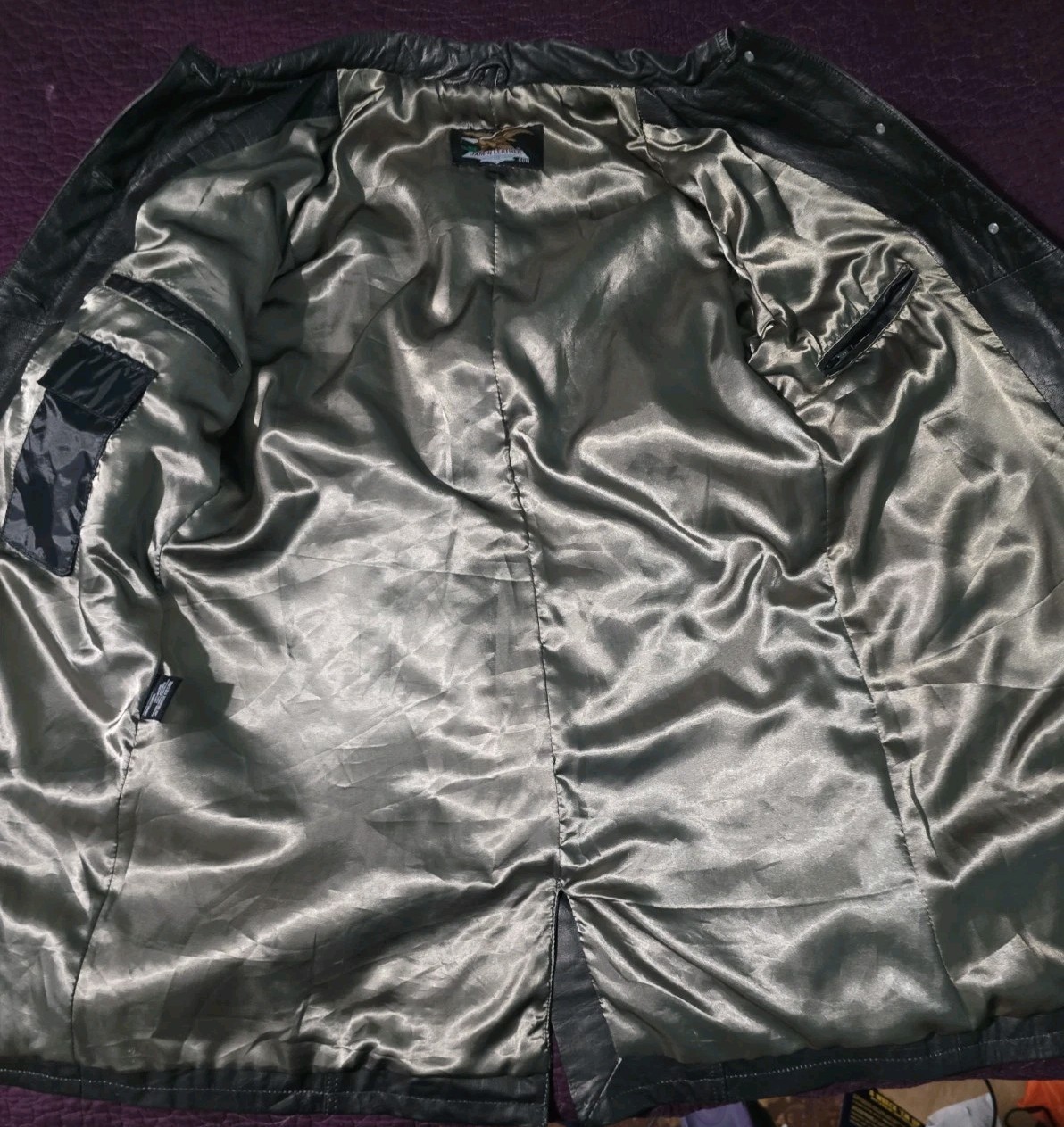 Jamming Leather – Vintage Black Extra Long Leather Coat