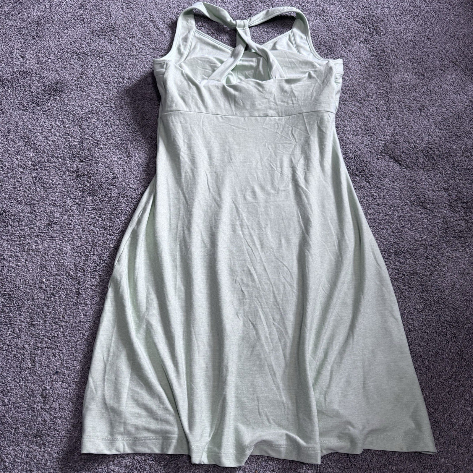 Womens Xs Freedom Trail Kyodan Active Dress Racerback Moisture Wicking Sage