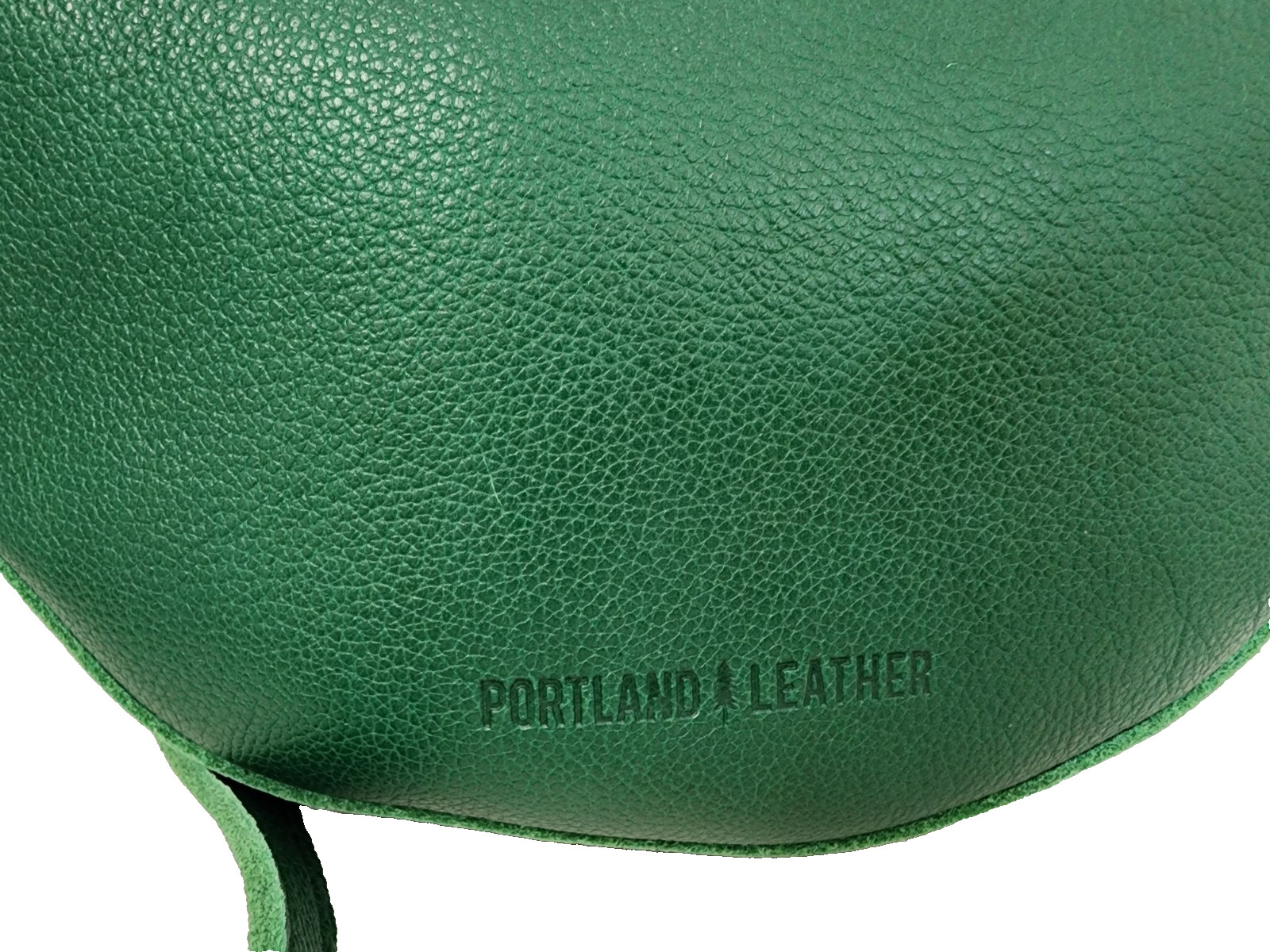 Portland Leather Goods 11.5″ Medium Koala Sling Bag in Green Pebbled Leather