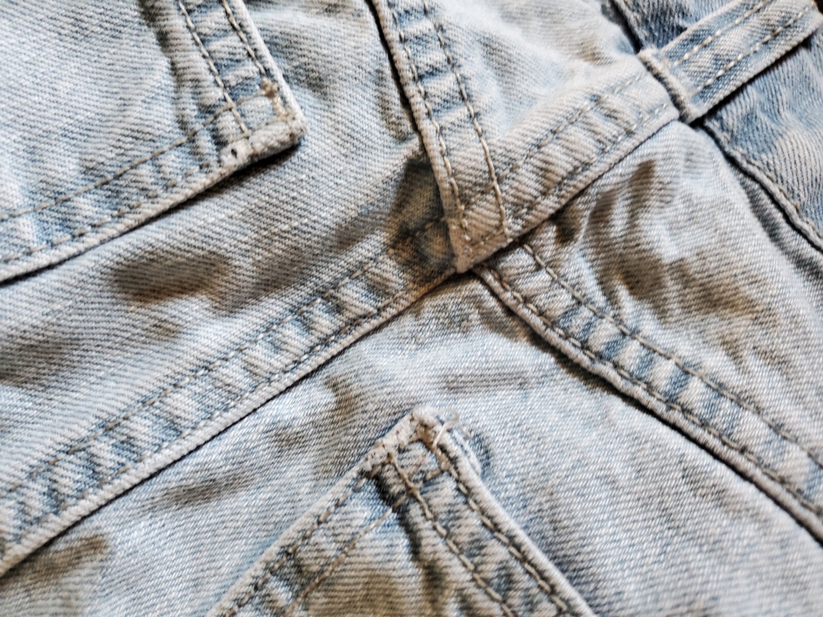 90’s Vtg Side Stripe JNCO SKUNK Blue Denim Wide Leg Jeans Men 16 Waist 42 Length