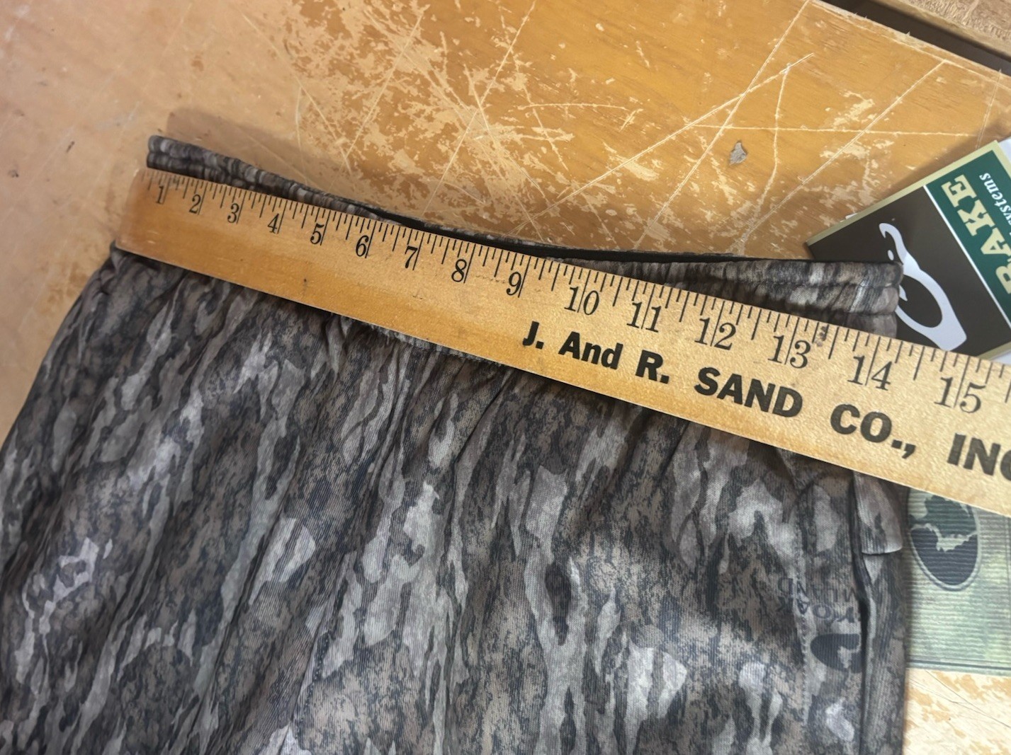 new $80 DRAKE MST Mossy Oak Bottomland Under-wader Jogger Pants Mens S 28-30