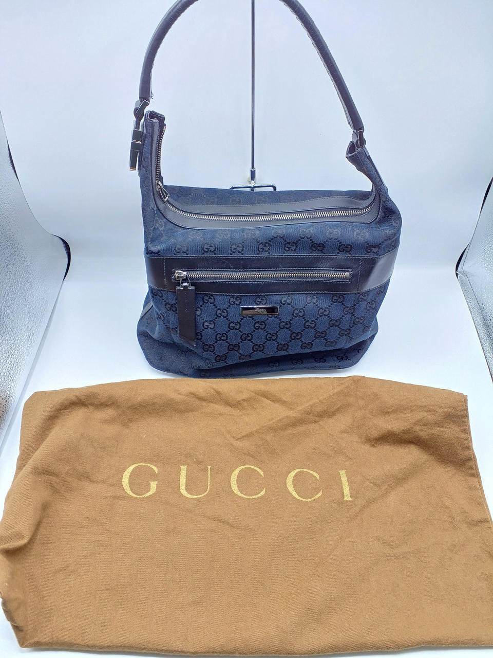 GUCCI Handbag 10.6 inch Canvas
