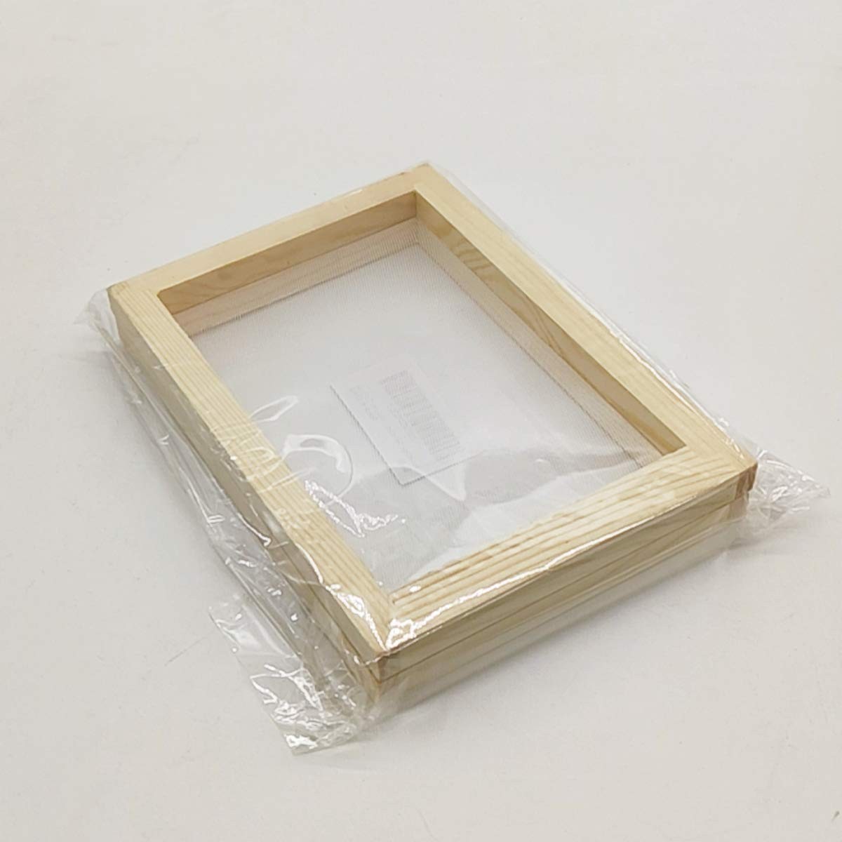 Worown A6 Size Paper Making Screen, Natural 5*7 inch, wood color