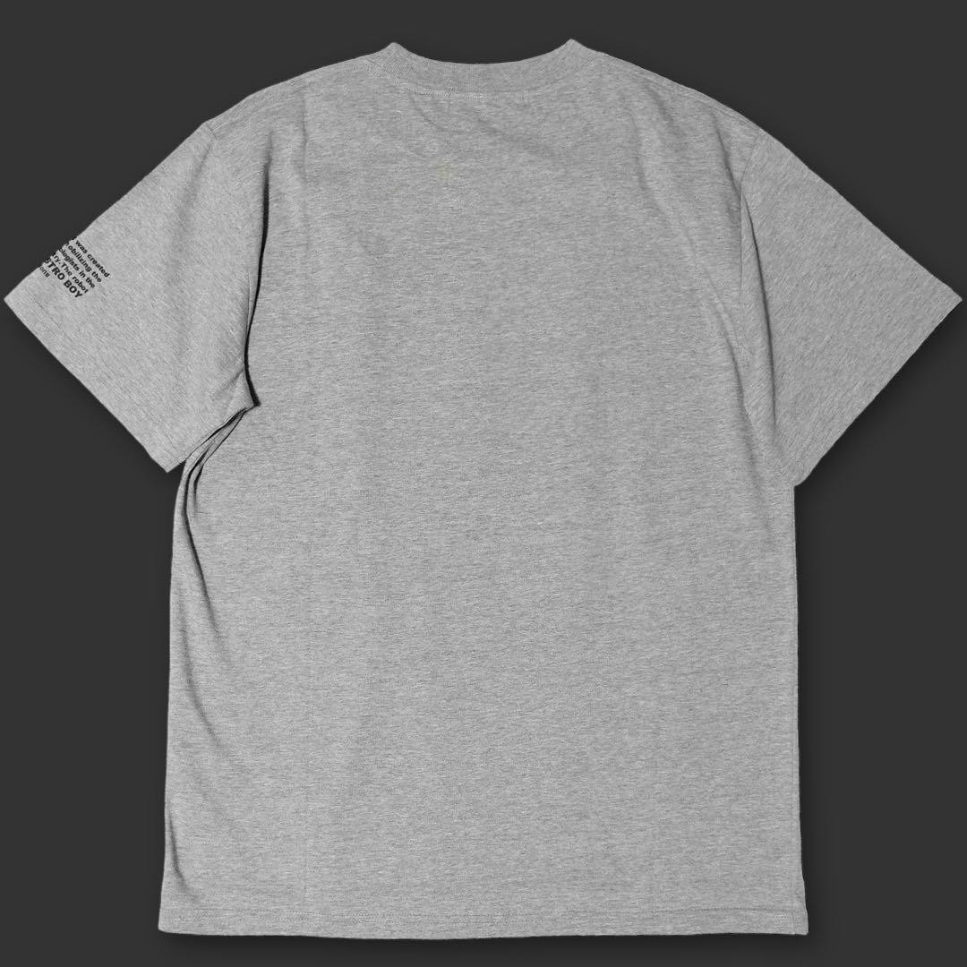 Astro Boy ATOM 2003 Countdown Print T-Shirt Gray Short Sleeve Size L Japan Men’s