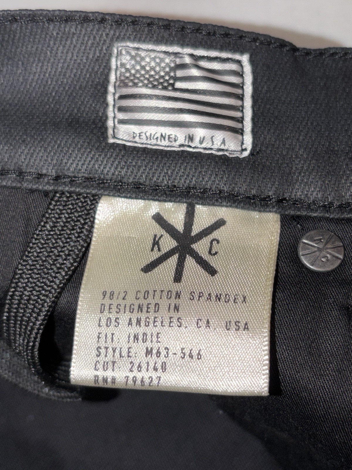 Kill City Black Waxed Denim Jeans Mens 28×30 Skinny Moto Biker Punk Excellent Co