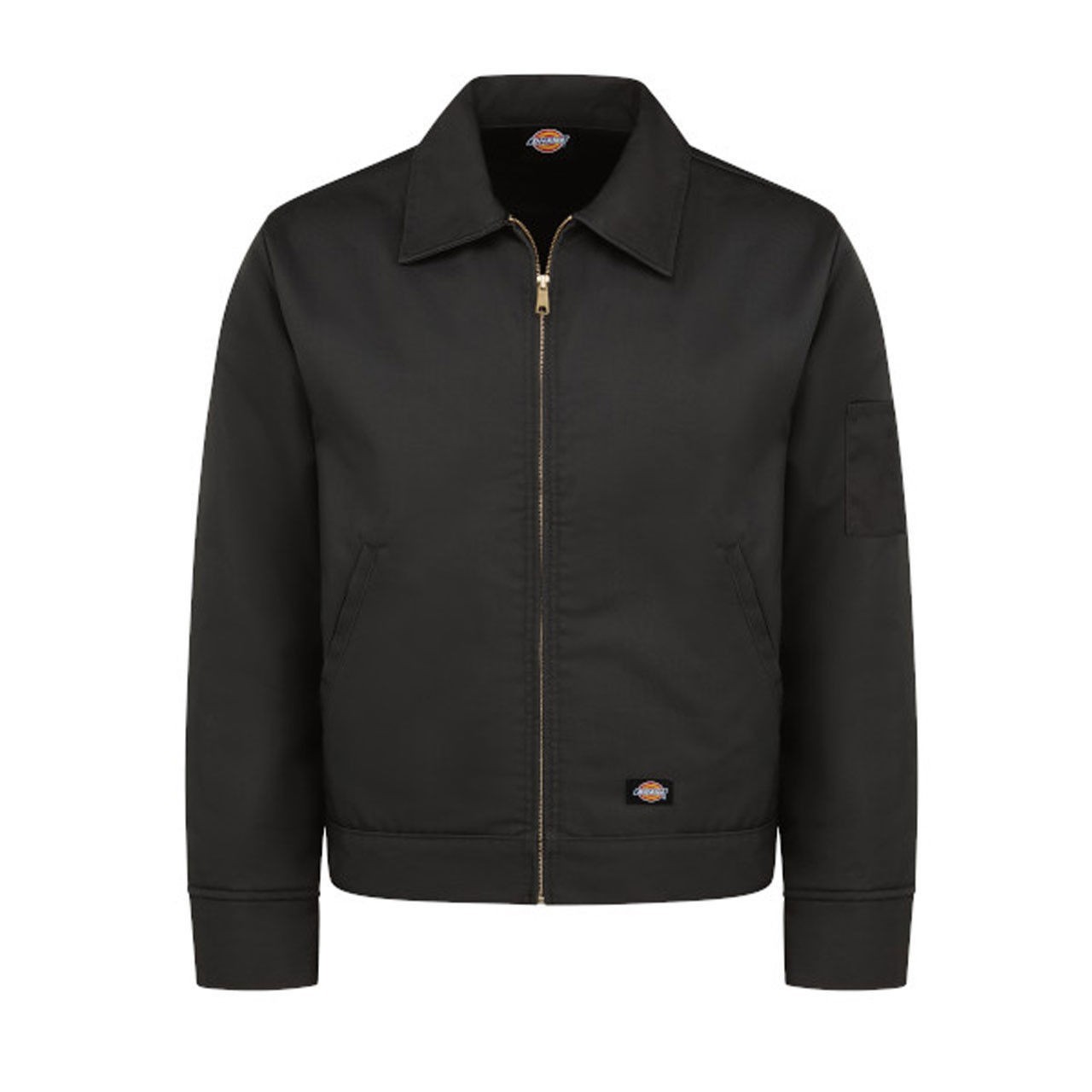 Insulated Eisenhower Front Zip Jacket – Black, Size M