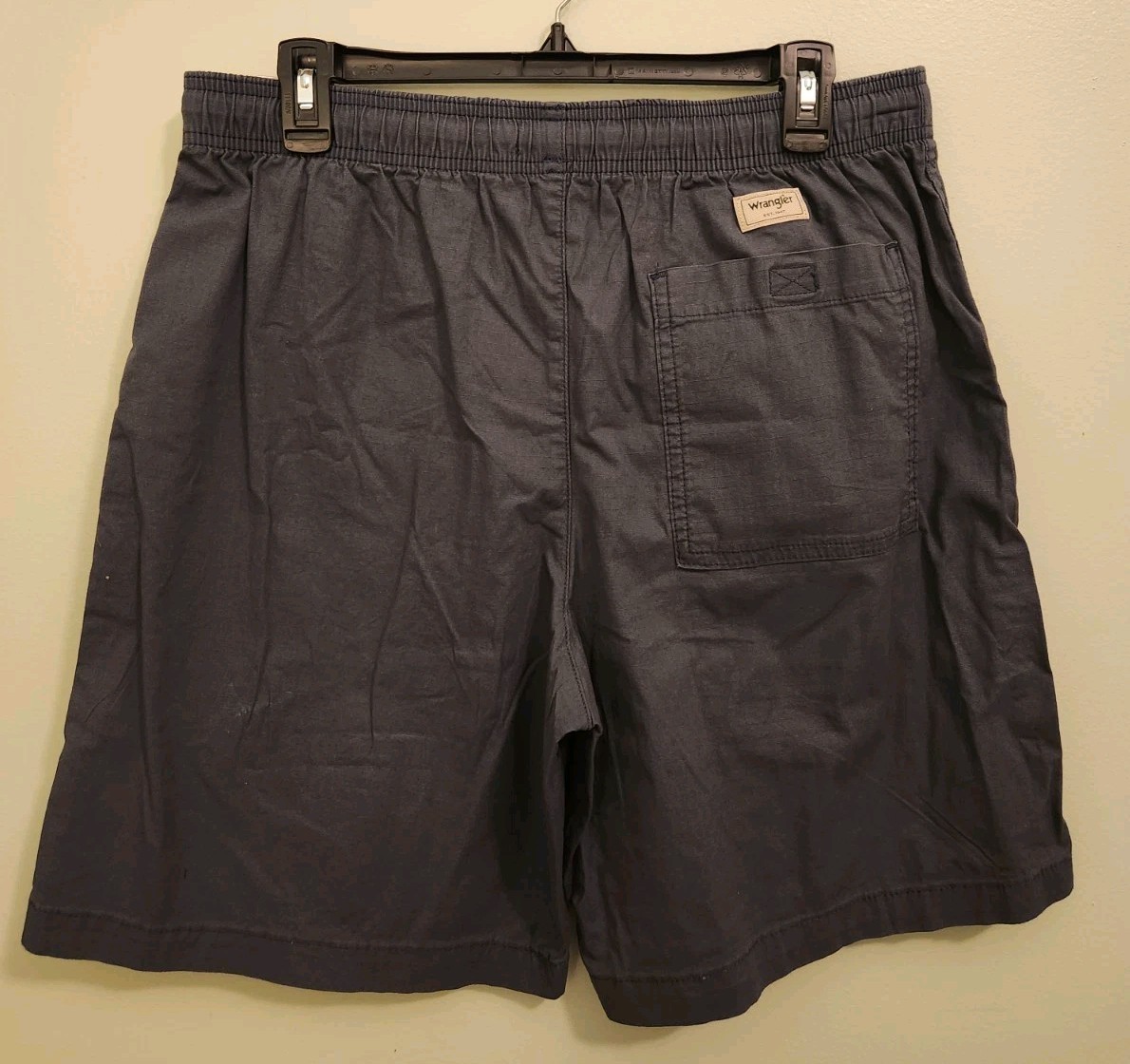 Wrangler Men’s MEDIUM 32-34 Pull-On Relaxed Fit Shorts BLUE 8″ #10725
