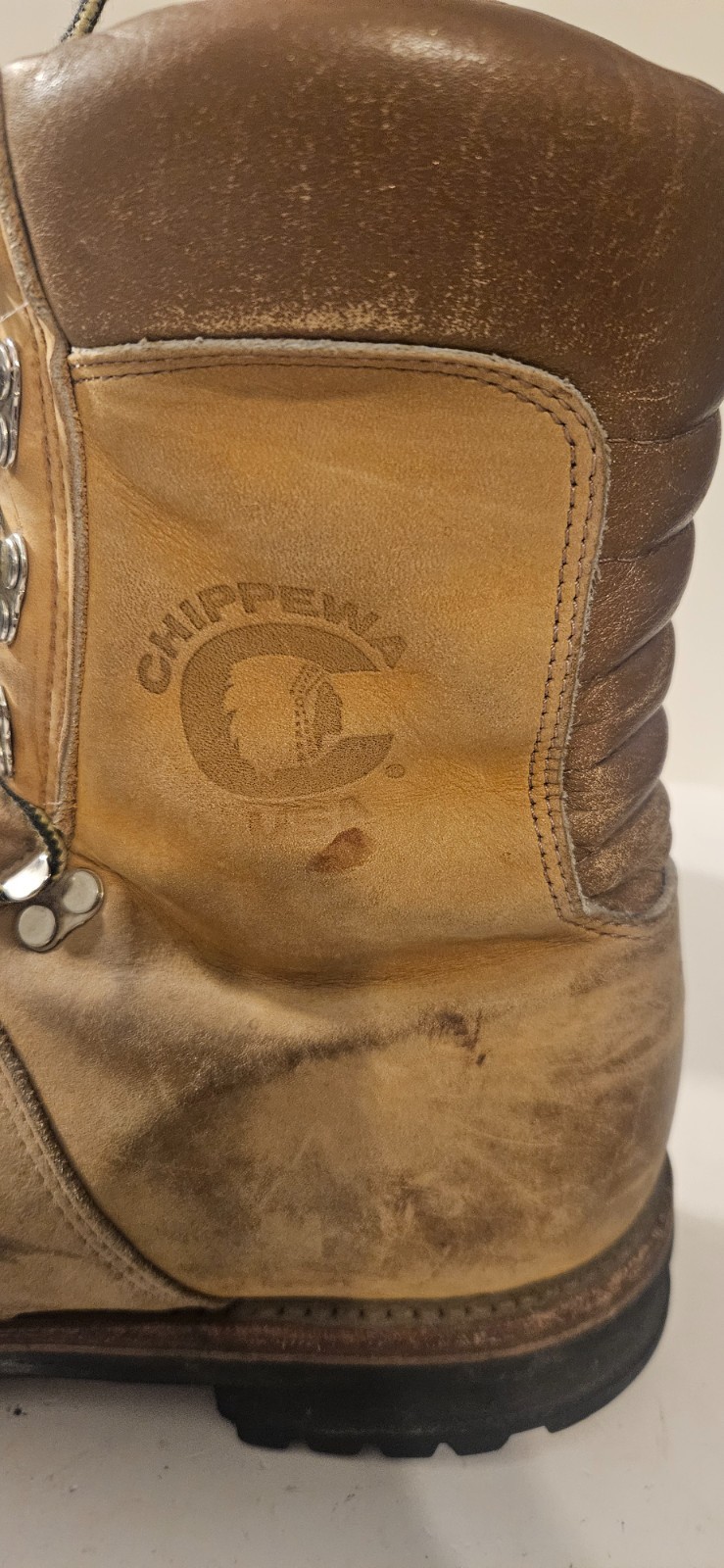 Vtg USA Made Original CHIPPEWA Arctic 8″ Rugged Leather Boots Men’s 10 EE