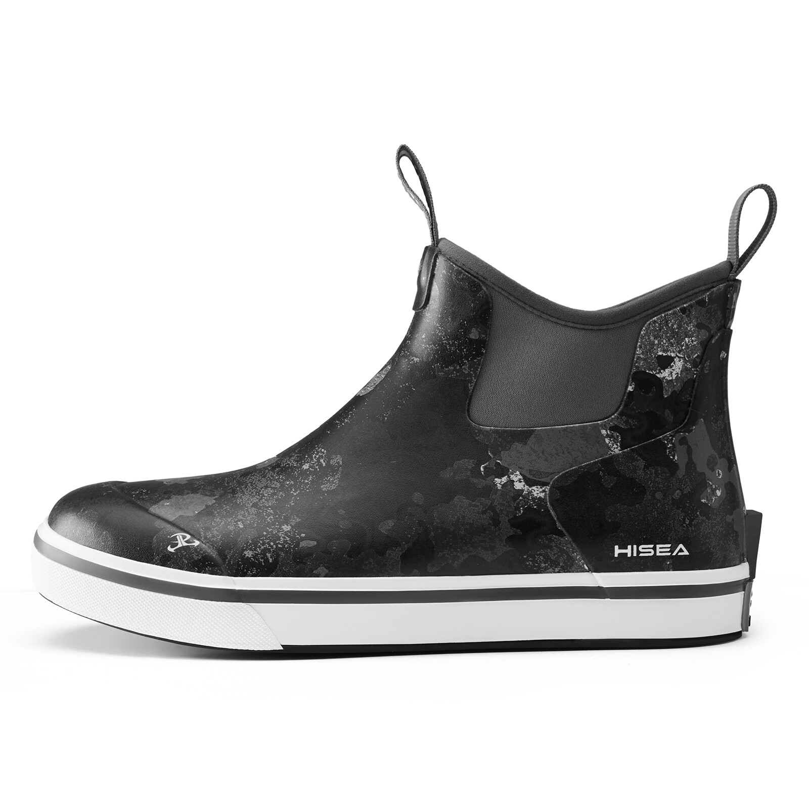 HISEA Men Ankle Deck Boots Waterproof Foam Fishing Outdoor Sport Rain Work Boots
