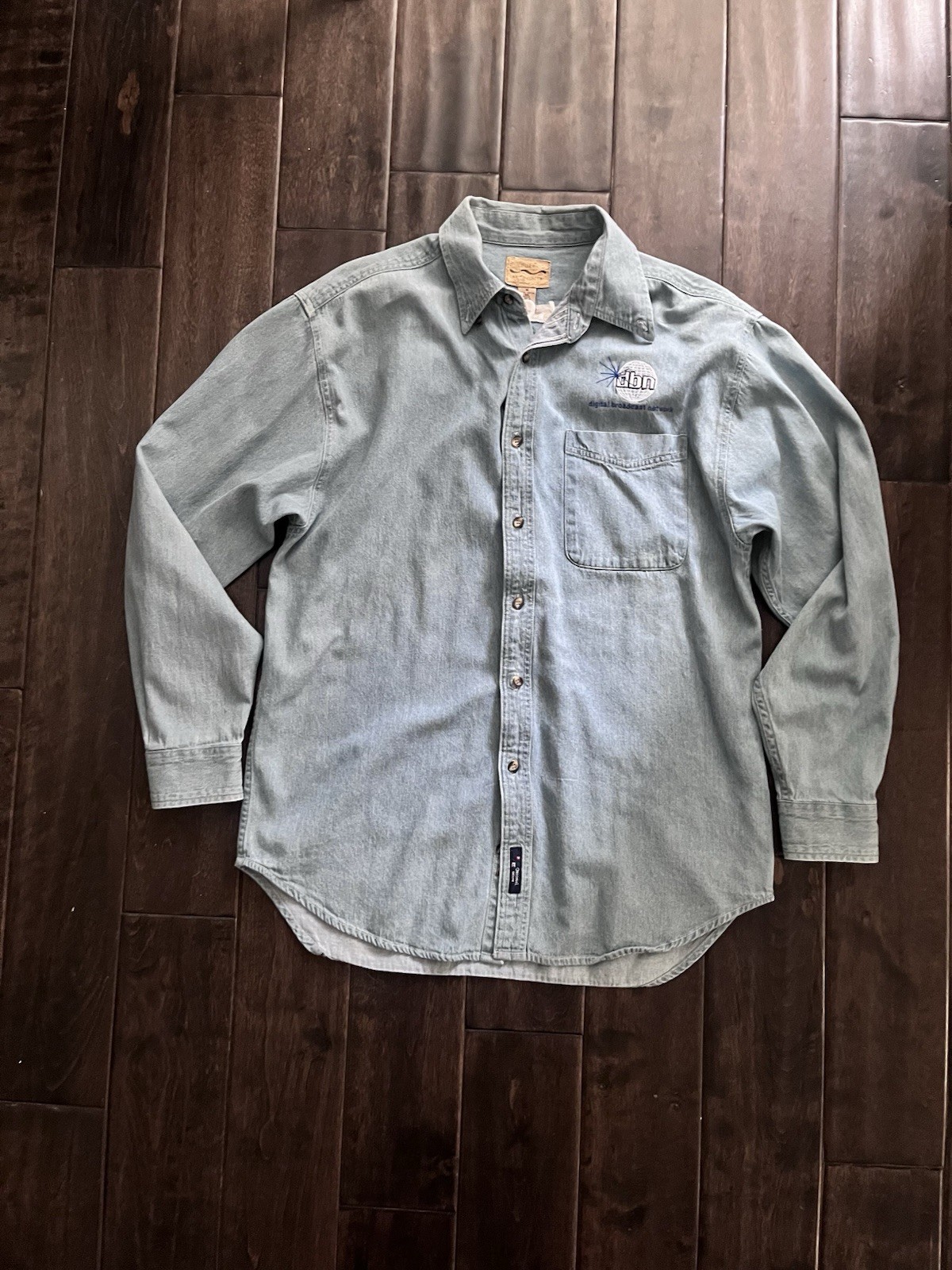 VINTAGE Men’s Button Down Denim Shirt