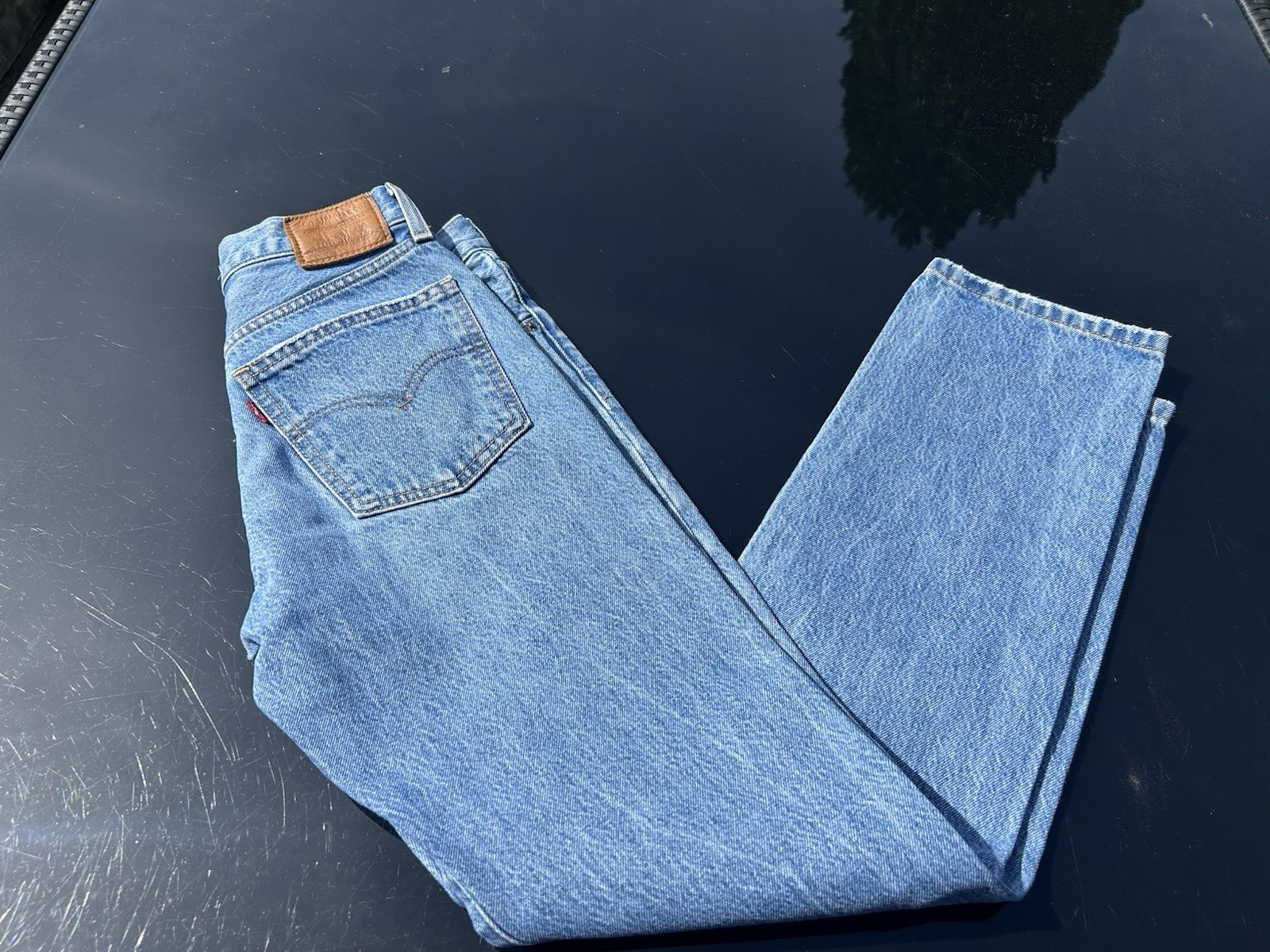 Levi 690 Premium Middy Straight Jeans Waist 26in Inside Leg 30in 100% Cotton