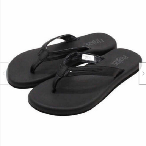 Flojos Womens Memory Foam Margo Flip Flop (BLACK TIE DYE, 7 REG ) NEW