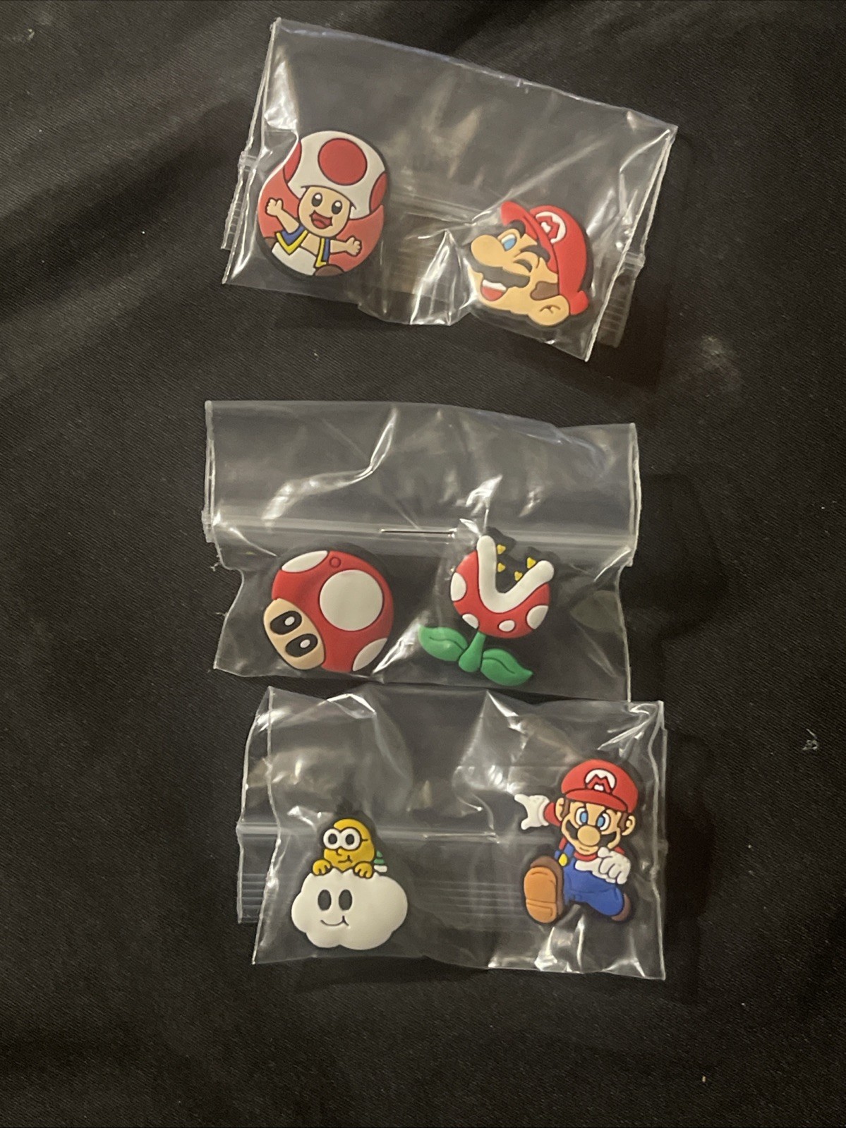😍 6-pcs Shoe Charms Plugs Compatible Crocs Super Mario As Pictured😍