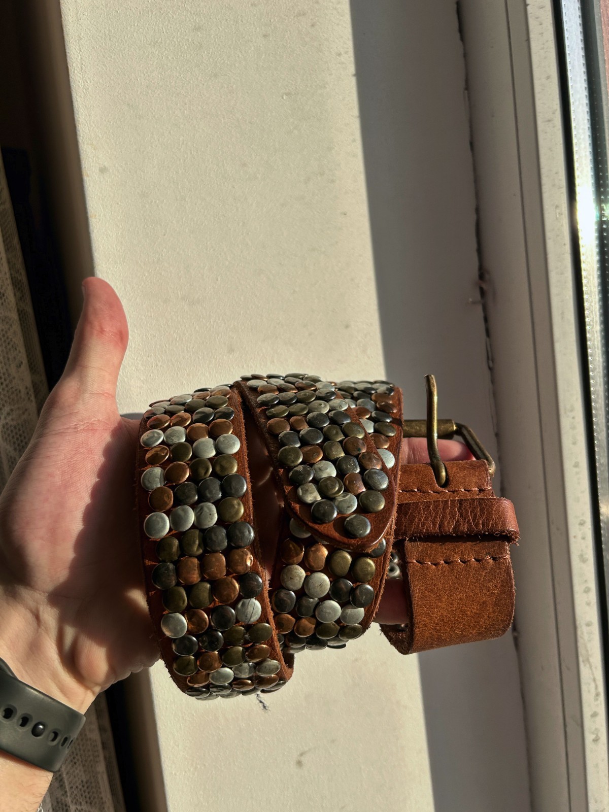 Vintage Y2K Streetwear Kapital Japanese Style Streetwear Leather Belt 90s