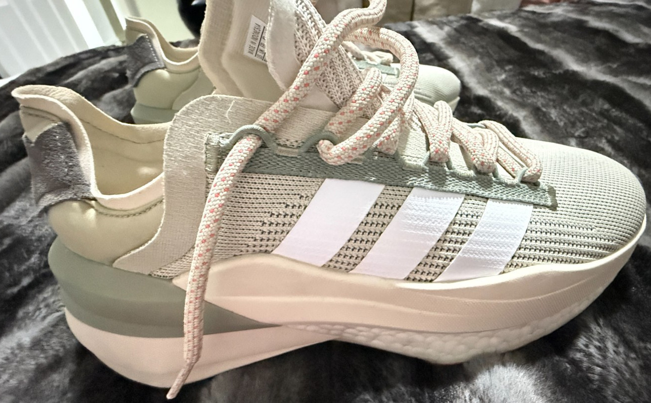 Adidas Avryn_X Putty Grey Silver Pebble Sneakers Boost Technology IG3609 Sz 9.5