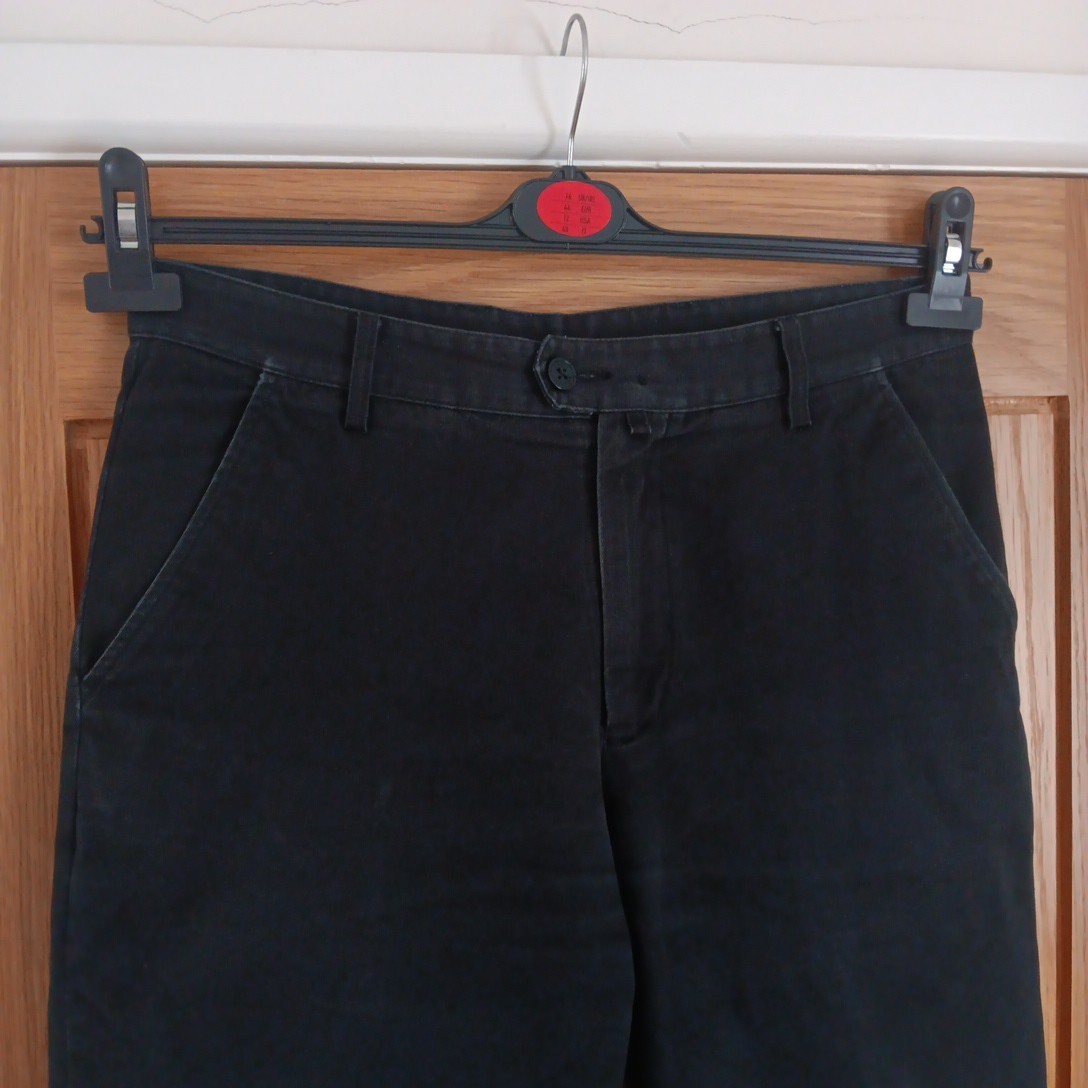 Gant Chino Trousers Mens Size 32W 32L Black Used Reguar Straight