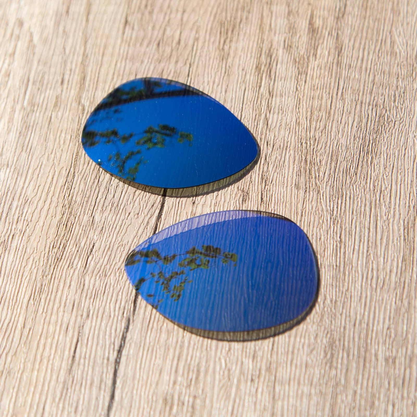 Walleva Ice Blue Polarized Replacement Lenses For Ray-Ban RB3362 Cockpit 59mm