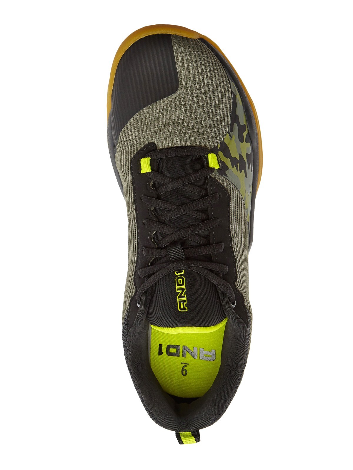 Brand New with Box AND1 Men’s Vroom Basketball Low-Top Sneakers Camouflaged Shoe