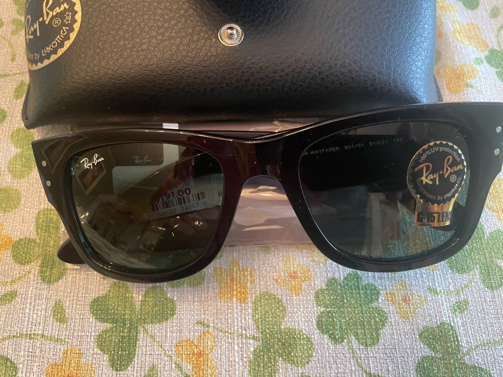 Ray-Ban 0RB0840S 51mm Mega Wayfarer Square Gradient Sunglasses