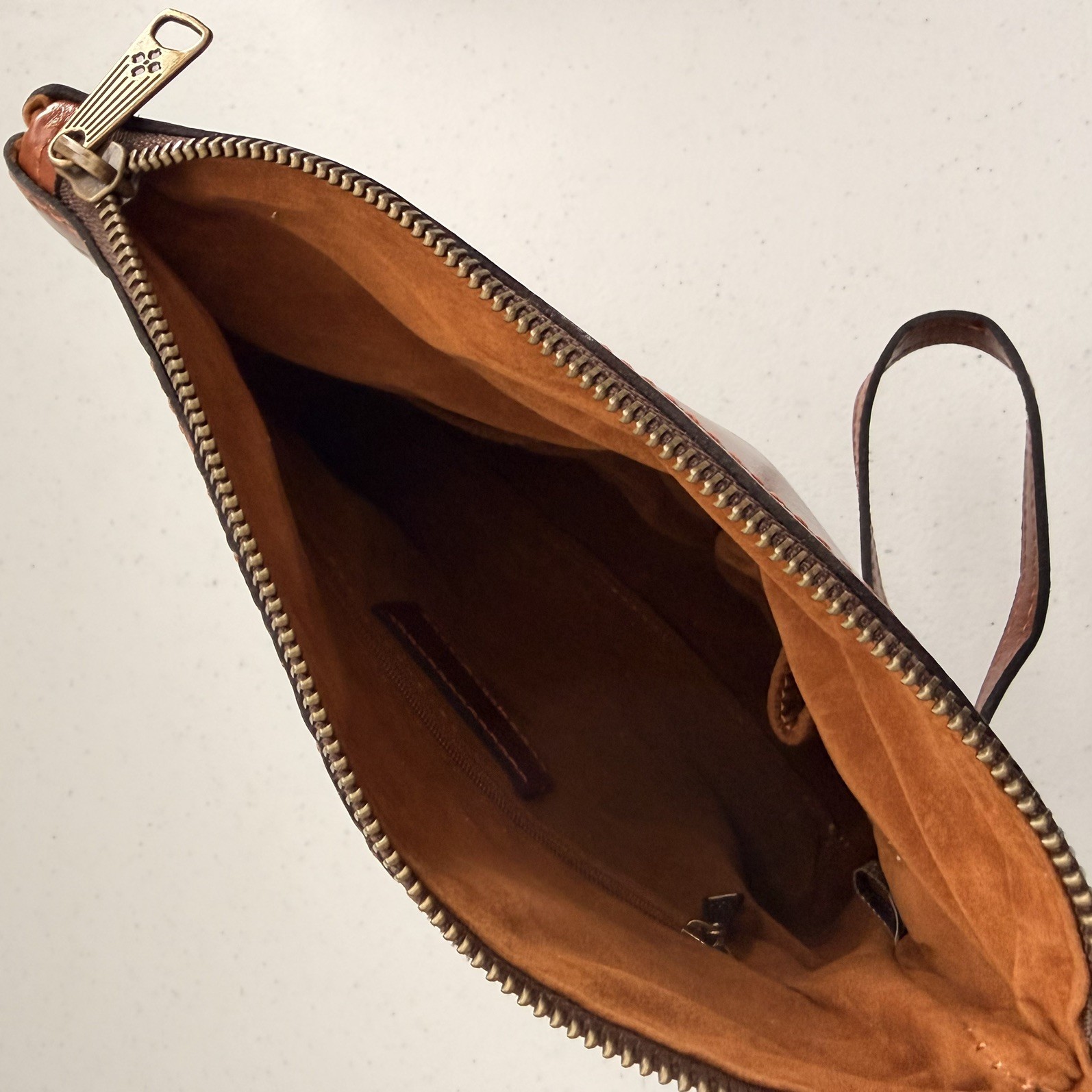 Patricia Nash VALERIE Fold-Over Wristlet/Clutch Leather-Tooled Florence NWT