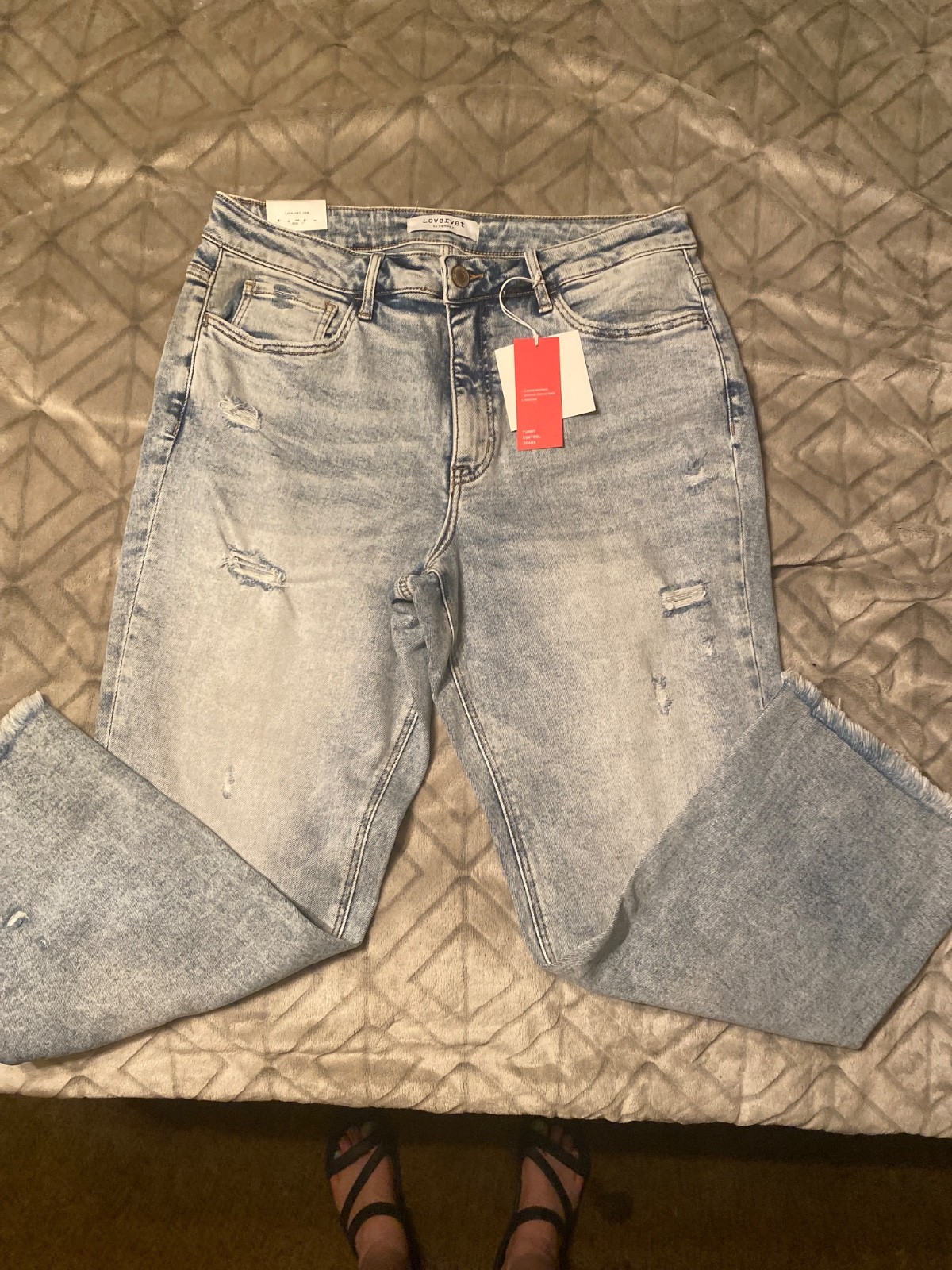 New with tags! women’s Lovervet, plus size, tummy control jeans, size 18w