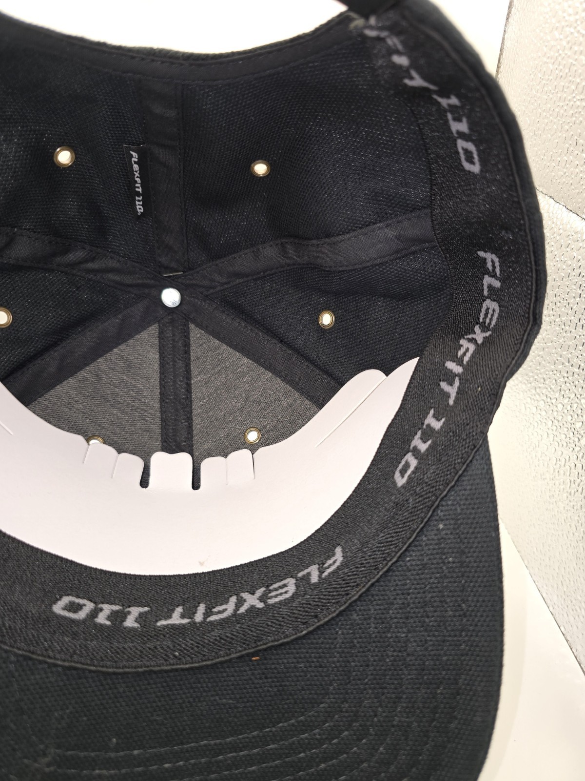 Caterpillar Flexfit Tech 110 One Ten Diamond Plate Hat/Cap Black- Genuine