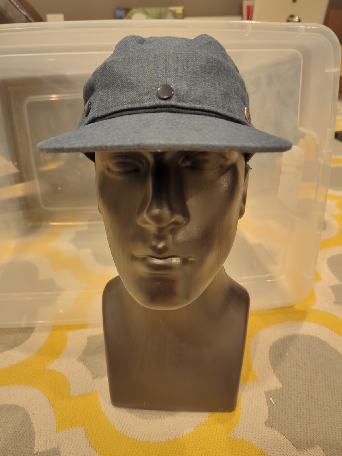 livity outernational hat hemp cobalt Adjustable Visor As shown. NWT.