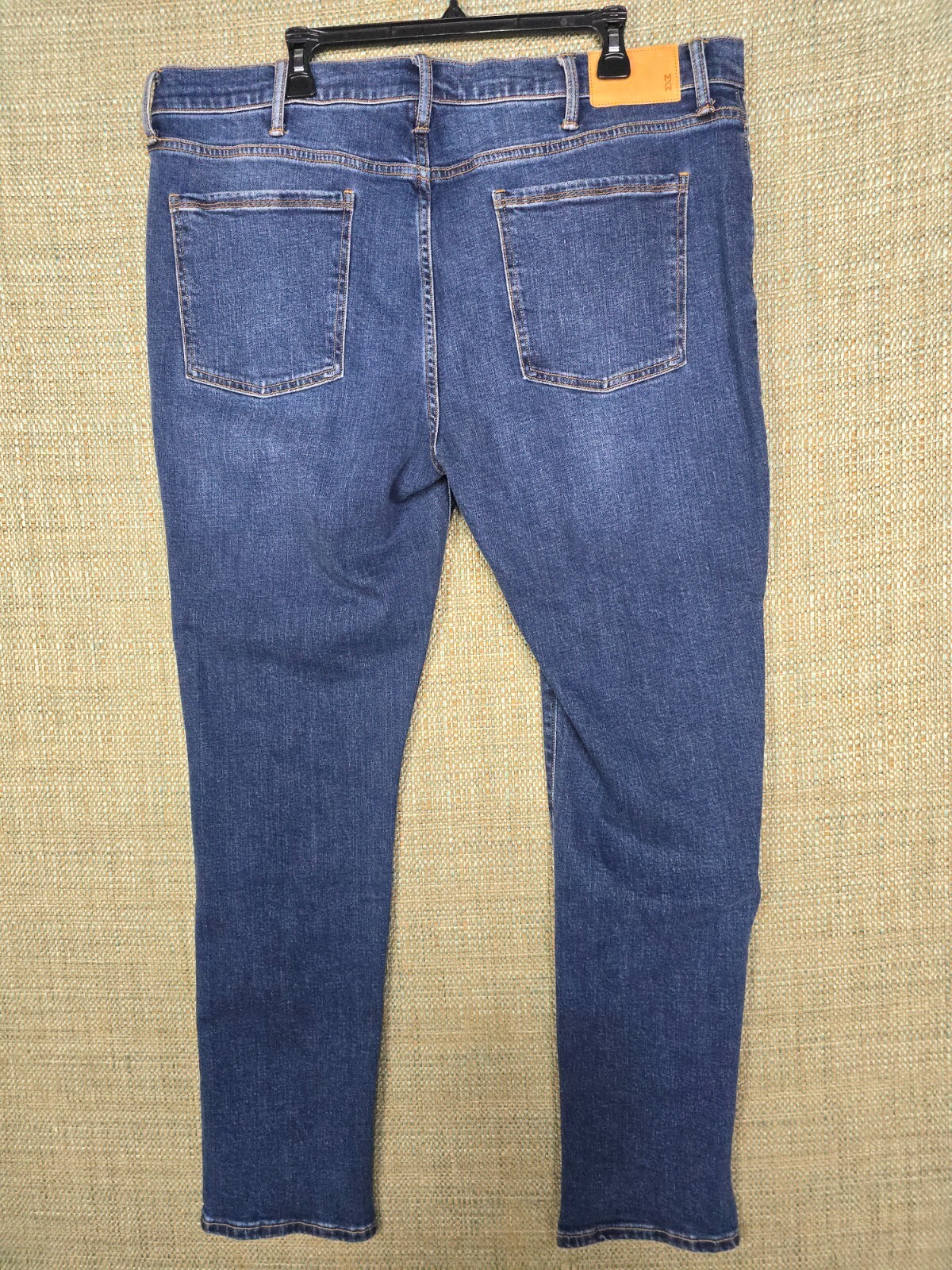 Mutual Weave Womens Jeans 40×32 NWT Blue Skinny Fit Skinny Leg Sits Below Waist