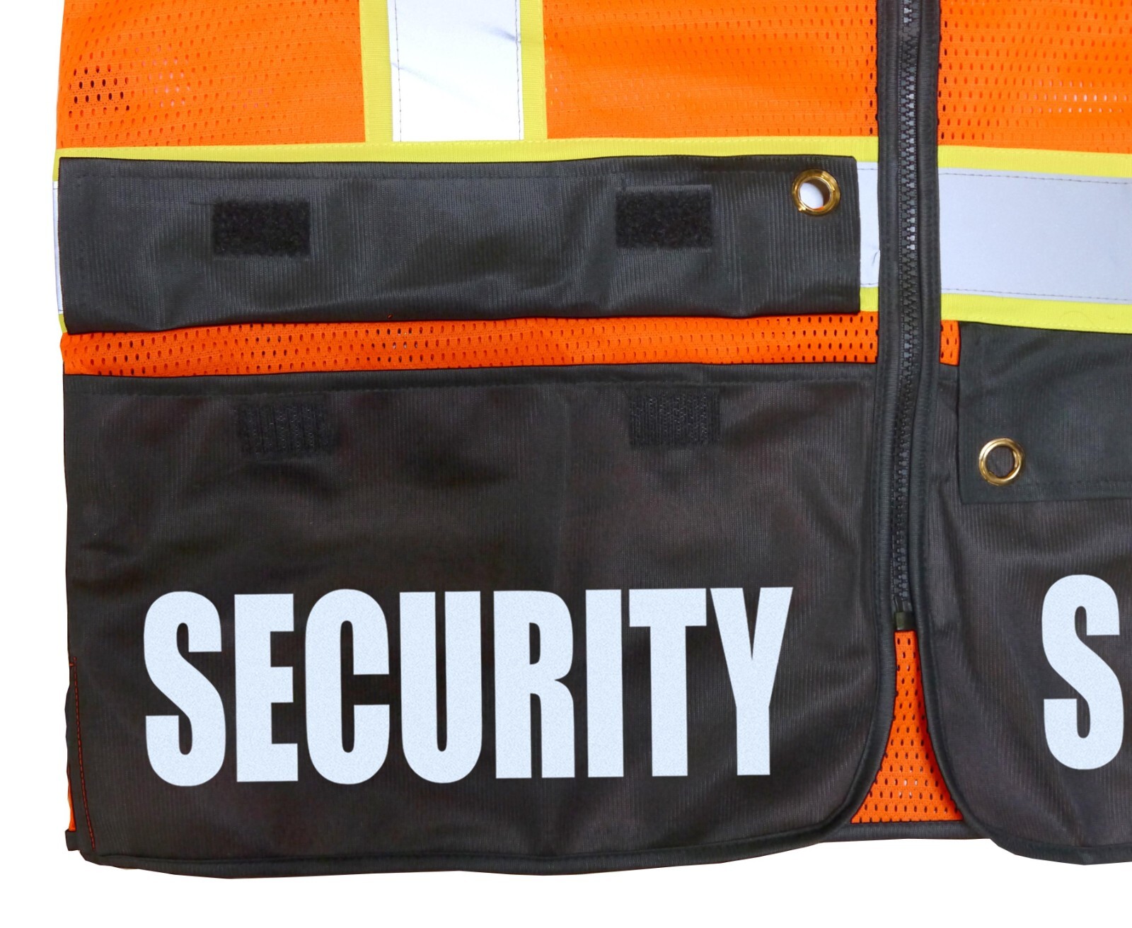Security Survivor Safety Vest, Type R Class 2, Reflective logo Jumbo back pocket