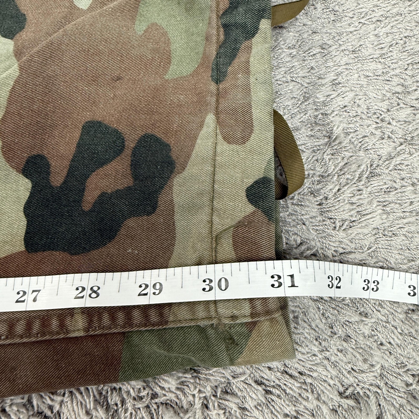 Vintage Winfield MFG Co Combat Pants Mens 38×31 Woodland Camo Cargo BDU 80s