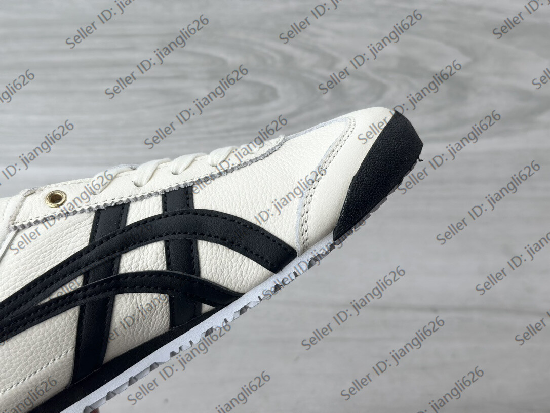 NEW Onitsuka Tiger Mexico 66 Classic Unisex Shoes Birch/Black Vintage Sneakers
