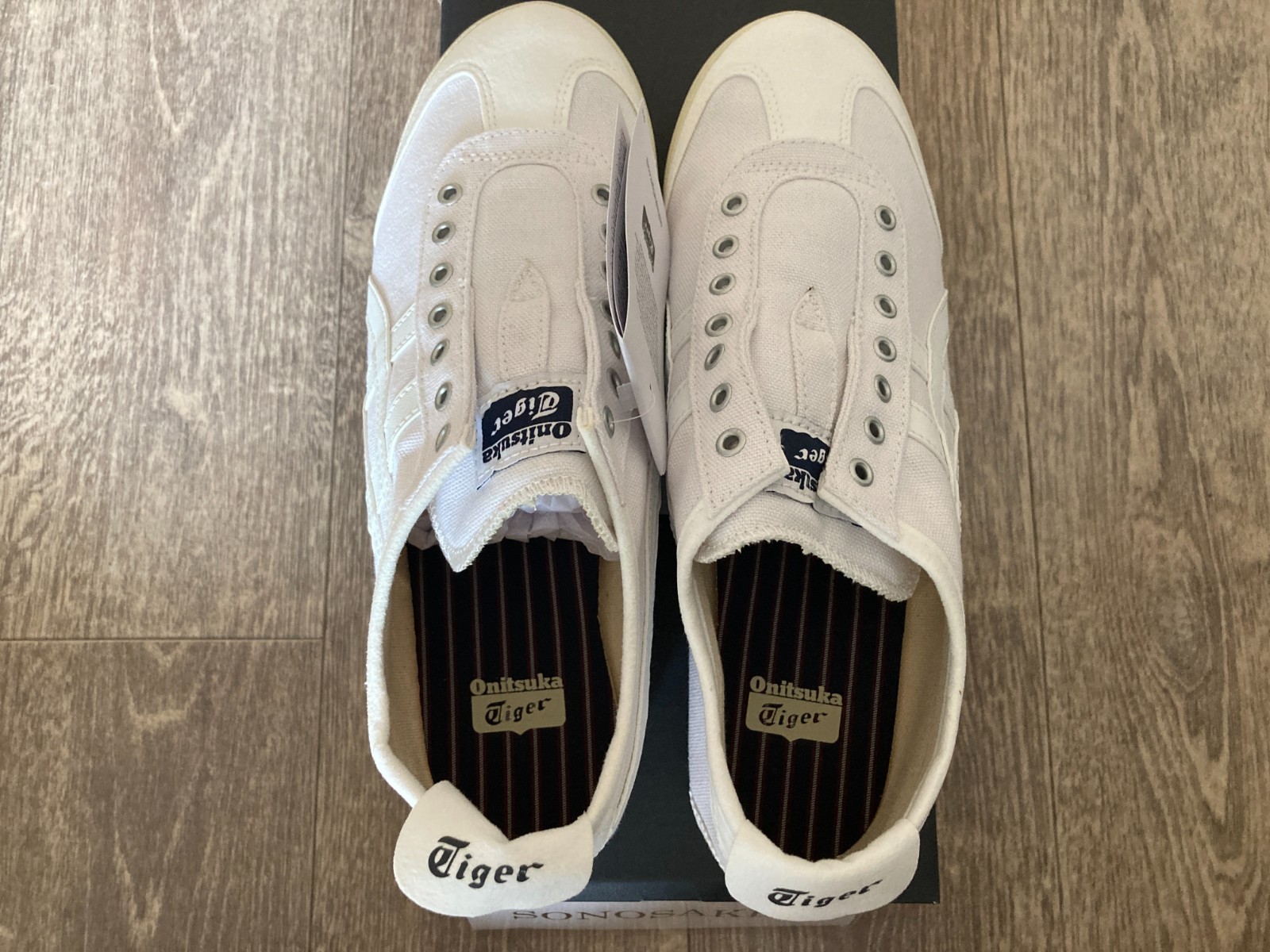 Onitsuka Tiger MEXICO 66 SLIP-ON 1183C141 100 WHITE/WHITE New in Box from Japan