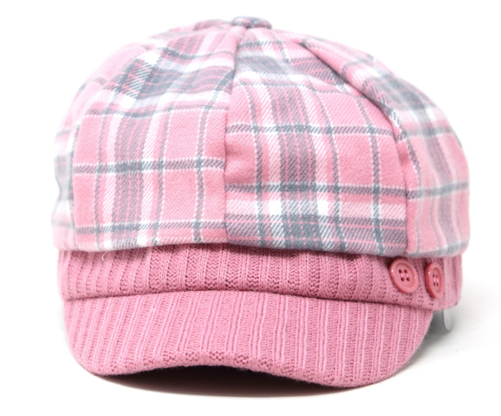 Women’s Plaid Applejack Cap Newsboy Hat Winter Spring Warm Fashion Gift Idea