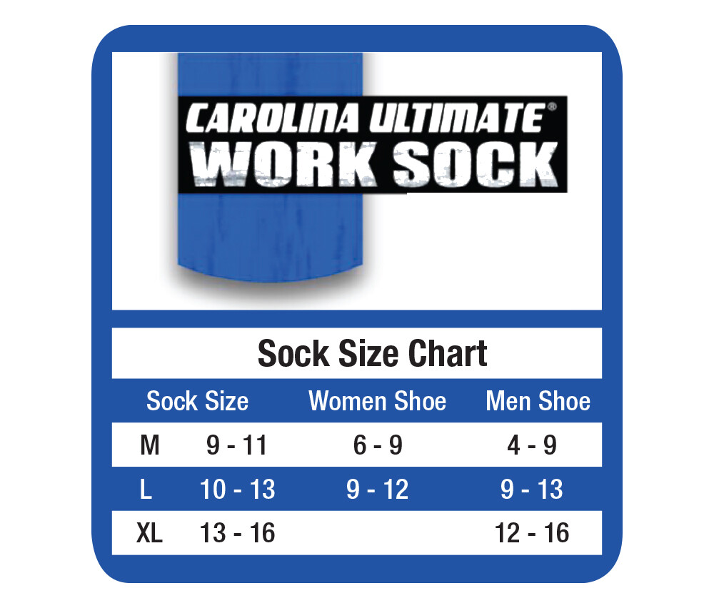 Carolina Ultimate Unisex Non-Binding Seamless Toe Cotton Crew Socks 2 Pair